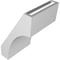 Ekena Millwork 6-in. W x 6-in. D x 10-in. H Westlake Architectural Grade PVC Knee Brace BRCP06X06X10WTL - alternate 4